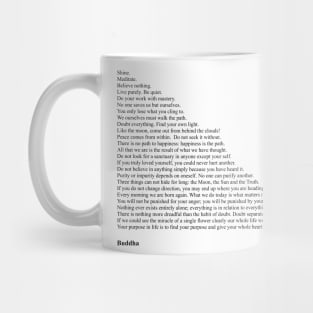 Buddha Quotes Mug